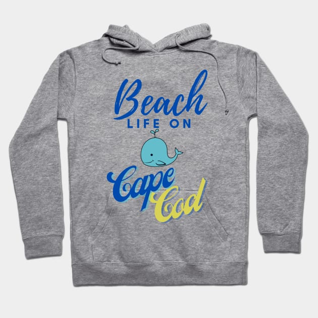 Beach Life on Cape Cod Hoodie by Blended Designs